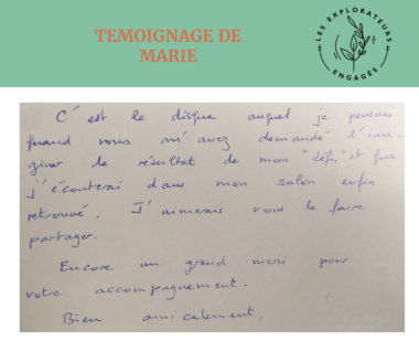 2020 11 temoignage marie les explorateurs engagés témoignages Marie