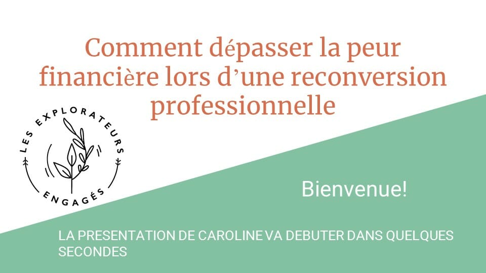 Webinaire offert 1 webinaire peur financière