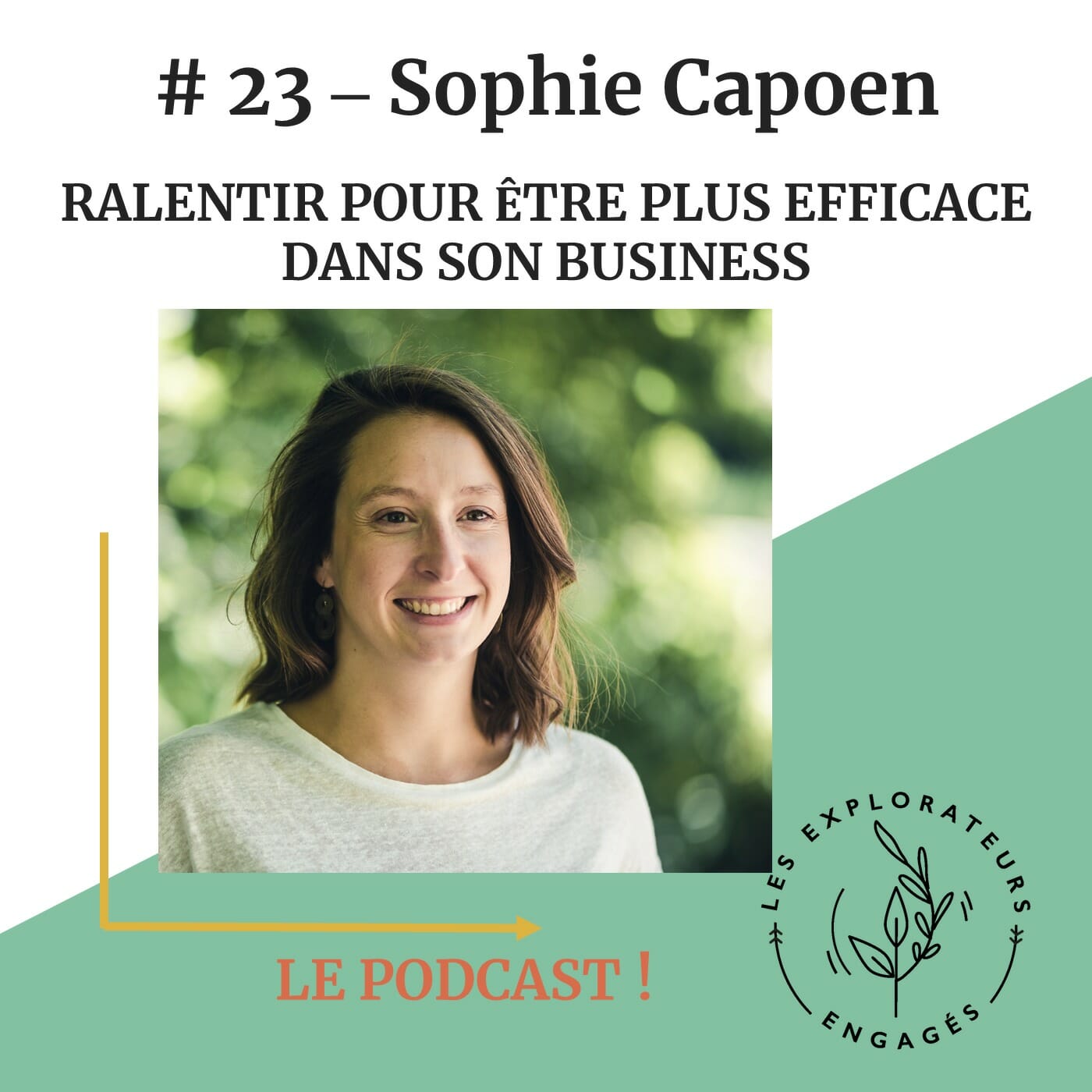 You are currently viewing #23 Sophie Capoen – Ralentir pour être plus efficace dans son business